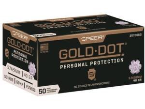 1000 Rounds Of Speer Gold Dot 5.7x28mm Ammo 40 Grain Jacketed Hollow Point
