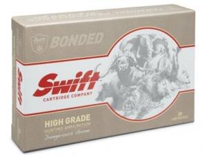 Swift High Grade Dangerous Game Hunting 375 Ruger Ammo 300 Grain Swift A-Frame Bonded Round Nose Box of 200