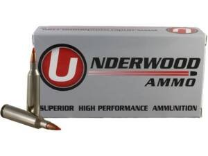 Underwood 22-250 Remington Ammo 50 Grain Nosler Ballistic Tip Polymer Tip Box of 500