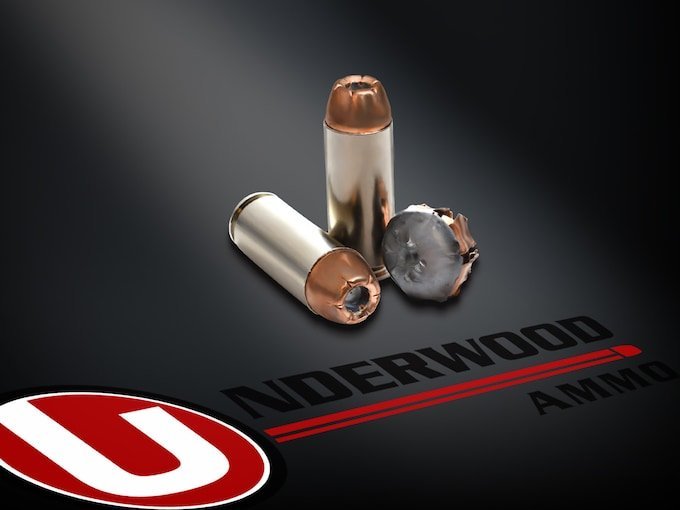 Underwood 50 Action Express Ammo 300 Grain Hornady XTP Jacketed Hollow Point Box of 500