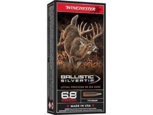 Winchester Ballistic Silvertip 6.8 Western Ammo 170 Grain Polymer Tip Box of 250