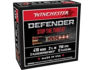 Winchester PDX1 Defender 410 Copper Plated Lead Ammo box of 500 rounds