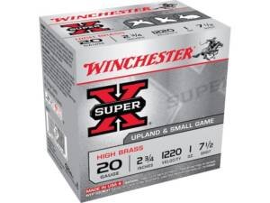 Winchester Super X High Brass 20 Gauge Ammo box of 1000 rounds